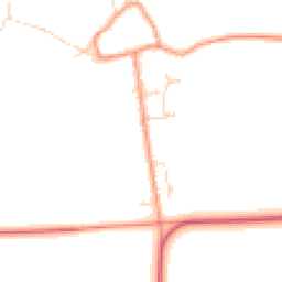 Daytime road noise heatmap for LN1 2XF