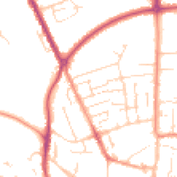 Daytime road noise heatmap for LN1 3HX