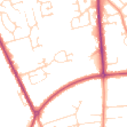 Daytime road noise heatmap for LN1 3PX