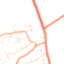 Daytime road noise heatmap for LN1 4AP