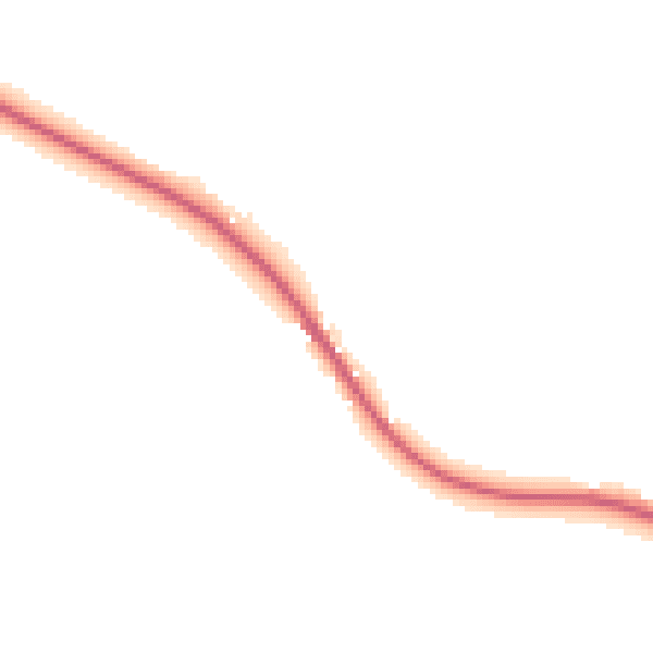 Night-time road noise heatmap for LN13 0AZ