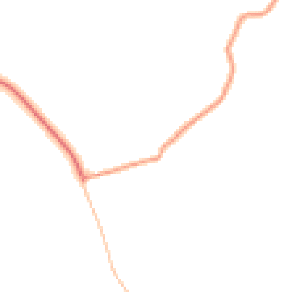 Daytime road noise heatmap for LN13 0BW