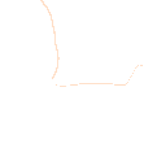 Night-time road noise heatmap for LN13 0BY