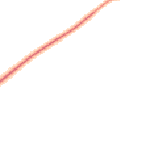 Night-time road noise heatmap for LN13 0ER