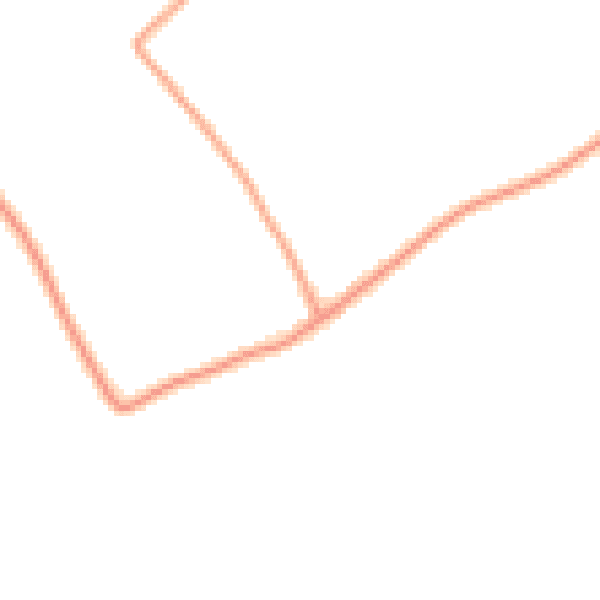 Daytime road noise heatmap for LN13 0ES