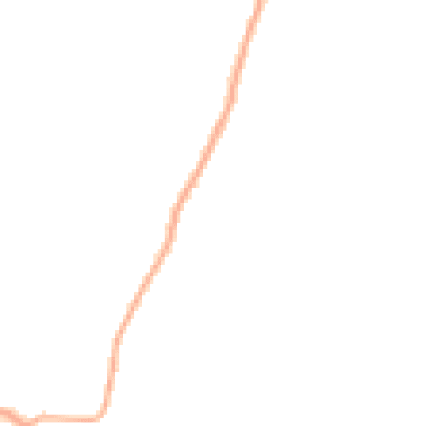 Night-time road noise heatmap for LN13 0JR