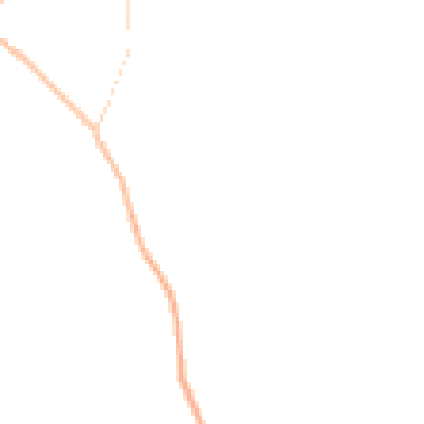 Night-time road noise heatmap for LN13 9PD