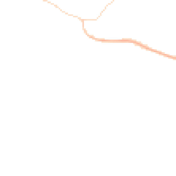 Night-time road noise heatmap for LN13 9PT