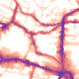 Daytime road noise heatmap for LN2 1BF