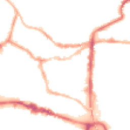 Night-time road noise heatmap for LN2 1DH
