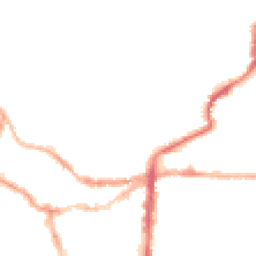 Night-time road noise heatmap for LN2 1NB