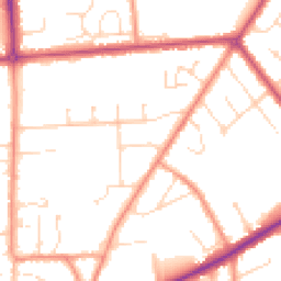 Daytime road noise heatmap for LN2 1RP