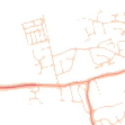 Daytime road noise heatmap for LN2 3JY