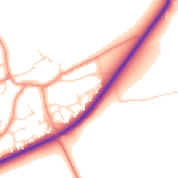 Daytime road noise heatmap for LN2 3UP