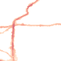 Night-time road noise heatmap for LN2 5BD