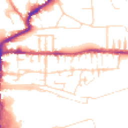 Daytime road noise heatmap for LN2 5BL