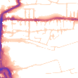 Daytime road noise heatmap for LN2 5DU