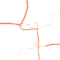 Daytime road noise heatmap for LN8 2EB