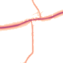 Daytime road noise heatmap for LN8 2EZ