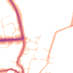 Daytime road noise heatmap for LN8 3DL