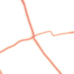 Daytime road noise heatmap for LN8 3QJ