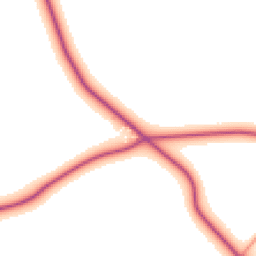 Daytime road noise heatmap for LN8 3RN