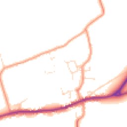 Daytime road noise heatmap for LN8 3UF