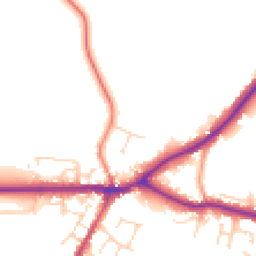 Daytime road noise heatmap for LN8 5PG