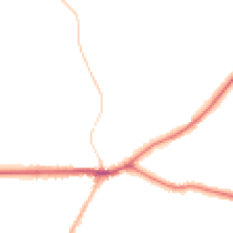 Night-time road noise heatmap for LN8 5PG