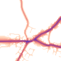 Daytime road noise heatmap for LN8 5PQ
