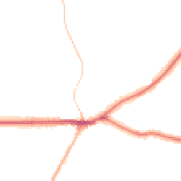 Night-time road noise heatmap for LN8 5PQ