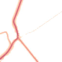 Daytime road noise heatmap for LN8 5RP