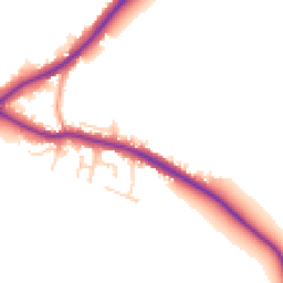 Daytime road noise heatmap for LN8 5RR