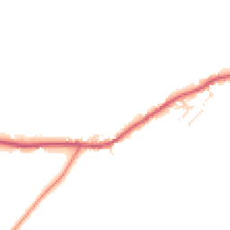 Daytime road noise heatmap for LN8 6AQ