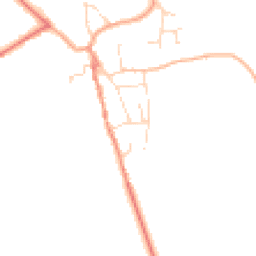 Daytime road noise heatmap for LN8 6DP