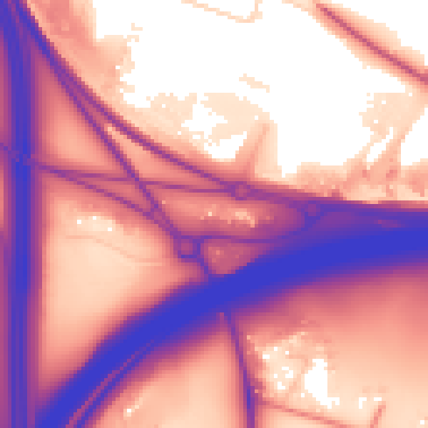Daytime road noise heatmap for LS10 1AB