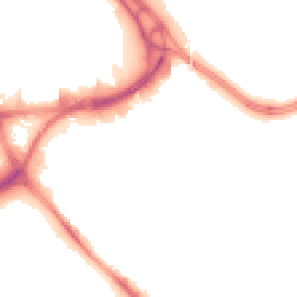 Night-time road noise heatmap for LS10 1FG