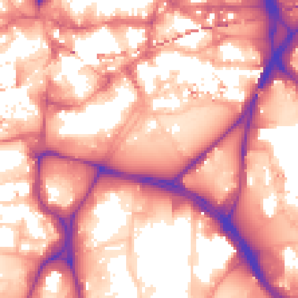 Daytime road noise heatmap for LS10 1FT