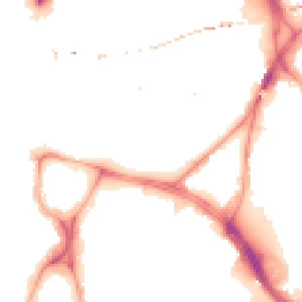 Night-time road noise heatmap for LS10 1FT