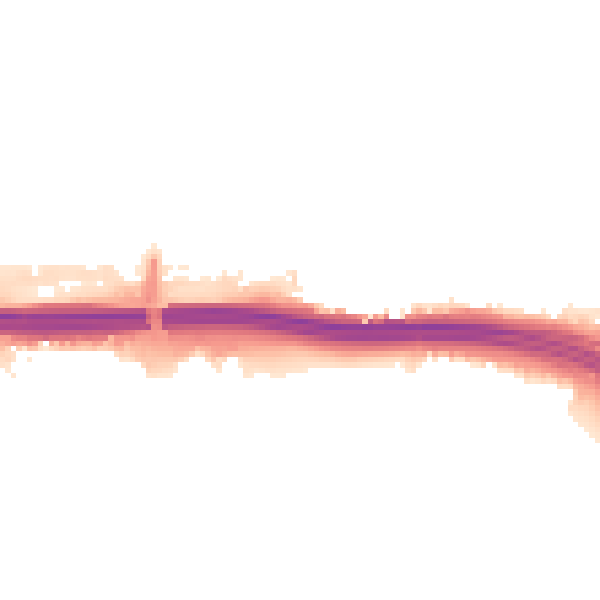 Night-time road noise heatmap for LS10 2EQ