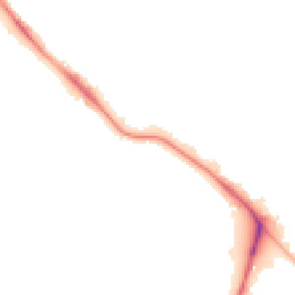 Night-time road noise heatmap for LS10 2LR