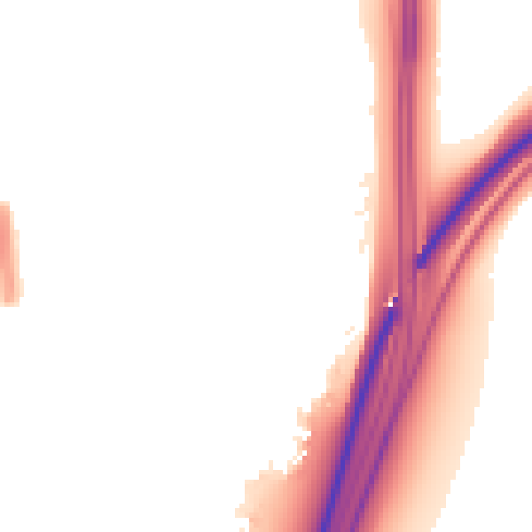 Night-time road noise heatmap for LS10 3LR