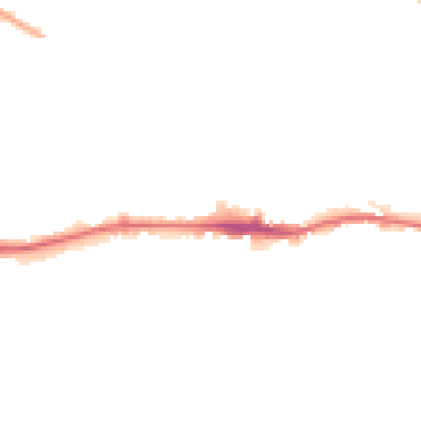 Night-time road noise heatmap for LS12 3XH