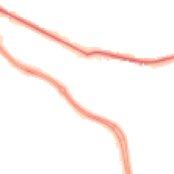 Night-time road noise heatmap for LS12 4FJ