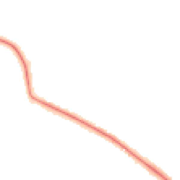 Night-time road noise heatmap for LS16 9JQ