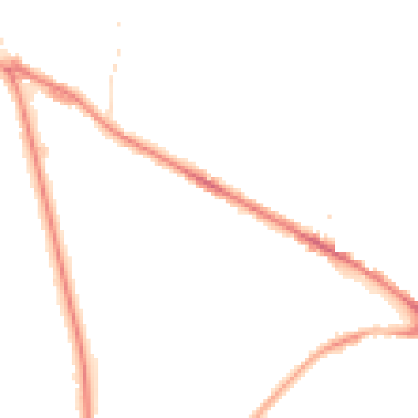 Night-time road noise heatmap for LS20 8QJ