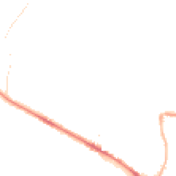 Night-time road noise heatmap for LS20 9FG