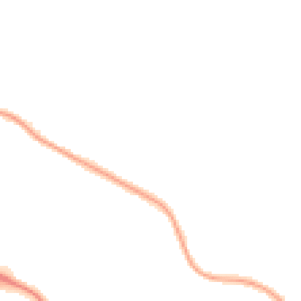 Night-time road noise heatmap for LS20 9JP
