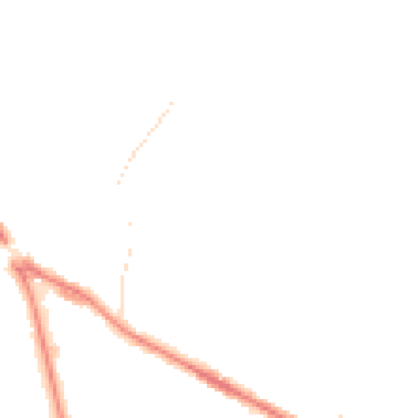 Night-time road noise heatmap for LS20 9PW