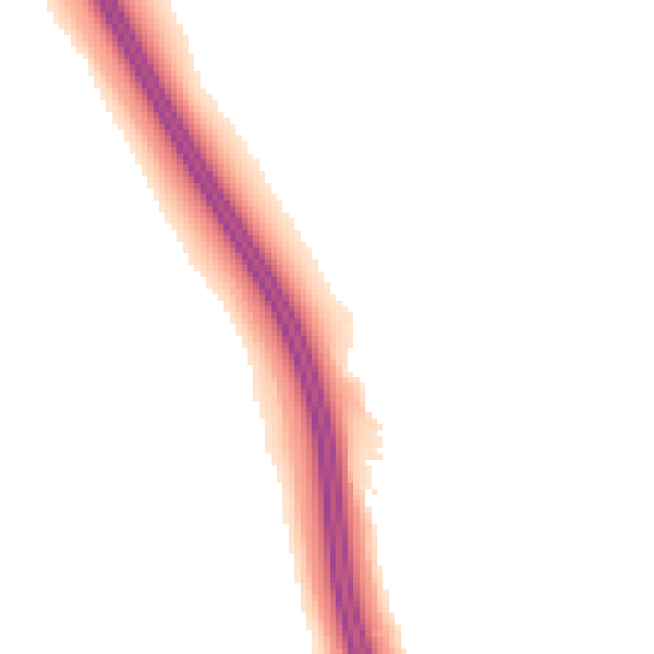 Night-time road noise heatmap for LS23 6FX